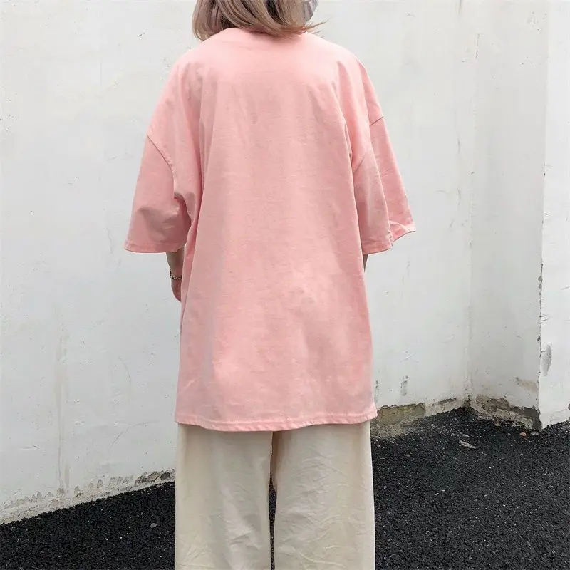 Short-sleeved t-shirt female Japanese cartoon print Korean version loose bf Harajuku style strange half-sleeved clothes trend
Short-sleeved t-shirt female Japanese cartoon print Korean version loose bf Harajuku style strange half-sleeved clothes trend