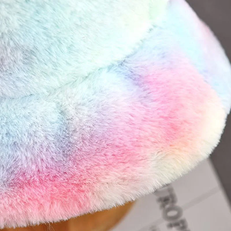 Tie Dye Bucket Hat for Women Double-Side-Wear Reversible Fisherman Cap Fluffy Winter Warmer Rainbow Hat FS99
Tie Dye Bucket Hat for Women Double-Side-Wear Reversible Fisherman Cap Fluffy Winter Warmer Rainbow Hat FS99