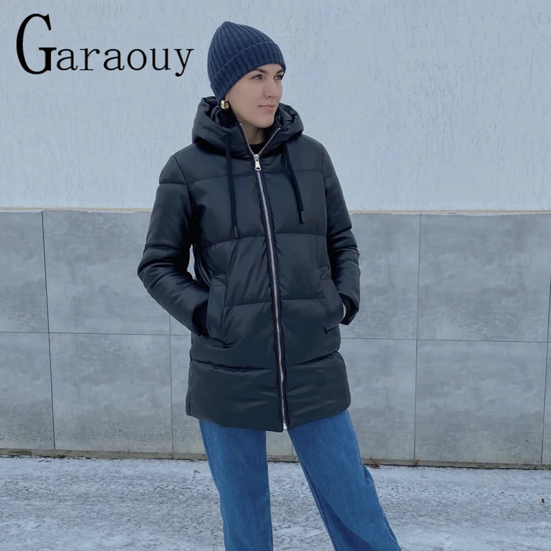 Парка из искусственной кожи Garaouy с капюшоном, 2 цвета, женские элегантные свободные длинные пальто, женские хлопковые куртки на молнии, женск...
Парка из искусственной кожи Garaouy с капюшоном, 2 цвета, женские элегантные свободные длинные пальто, женские хлопковые куртки на молнии, женск...