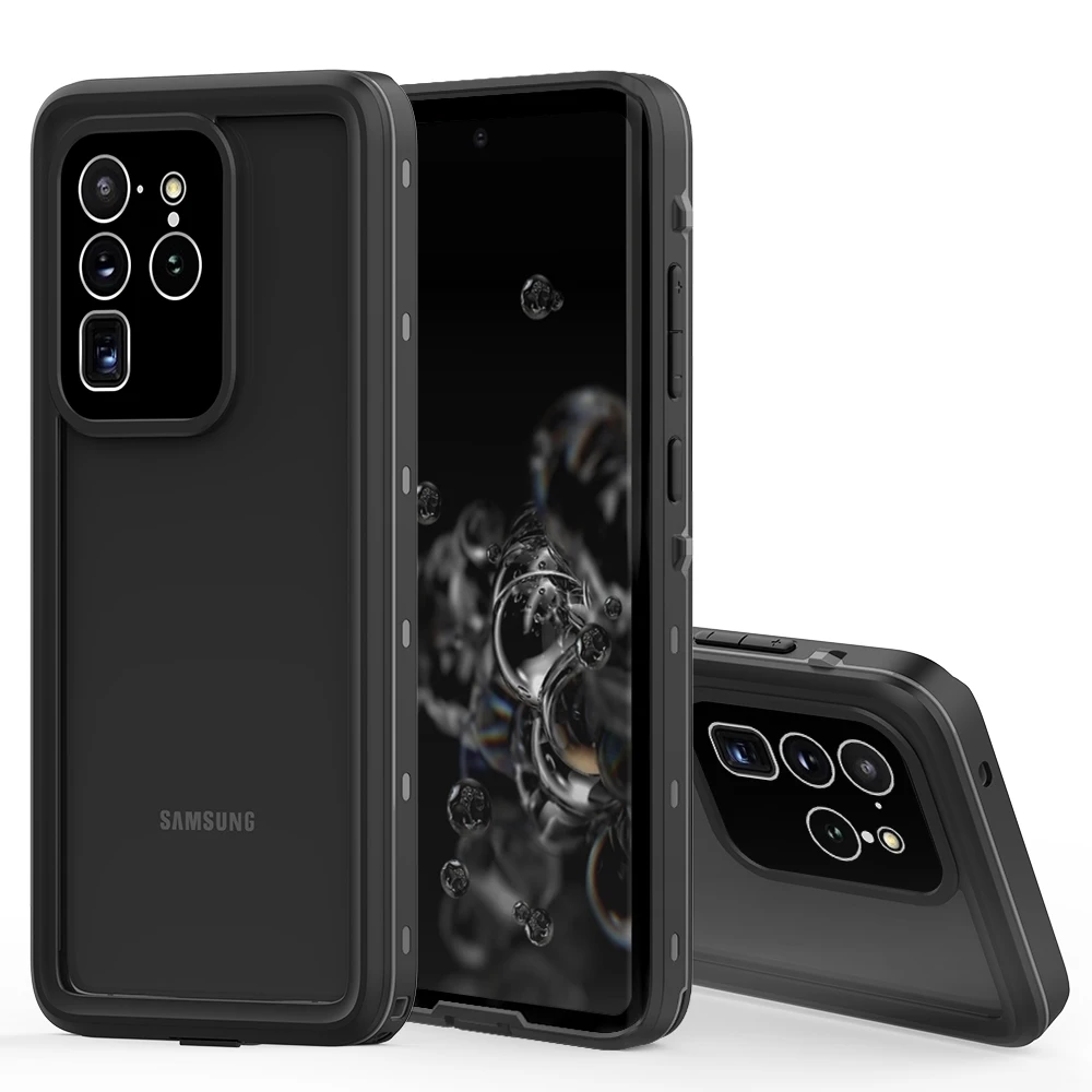 IP68 Waterproof Phone Case for Samsung Galaxy S20 Ultra S20+ Coque Heavy Duty Full Protection Shockproof Case Waterproof Cover
IP68 Waterproof Phone Case for Samsung Galaxy S20 Ultra S20+ Coque Heavy Duty Full Protection Shockproof Case Waterproof Cover