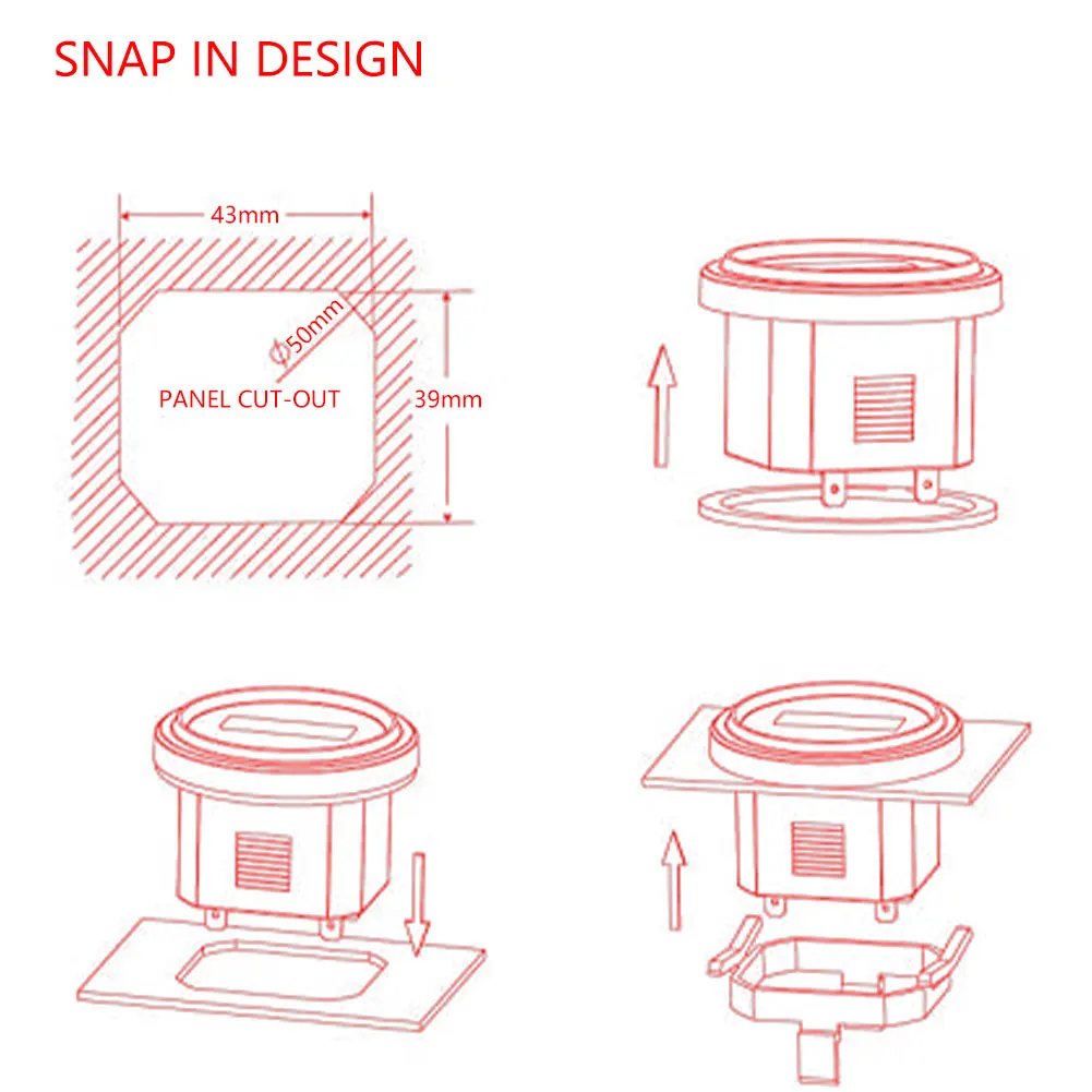 Hour Meter Gauge Mechanical Quartz Timer DC AC 6-80V Automotive Generator Hour Gauge Replacement for Boat Engine
Hour Meter Gauge Mechanical Quartz Timer DC AC 6-80V Automotive Generator Hour Gauge Replacement for Boat Engine