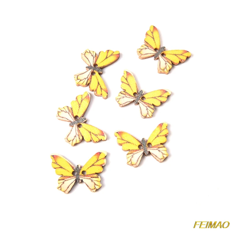 Colorful Butterfly Wooden Buttons Sewing Scrapbooking Sewing Buttons For Handicraft DIY Mix 
Colorful Butterfly Wooden Buttons Sewing Scrapbooking Sewing Buttons For Handicraft DIY Mix
