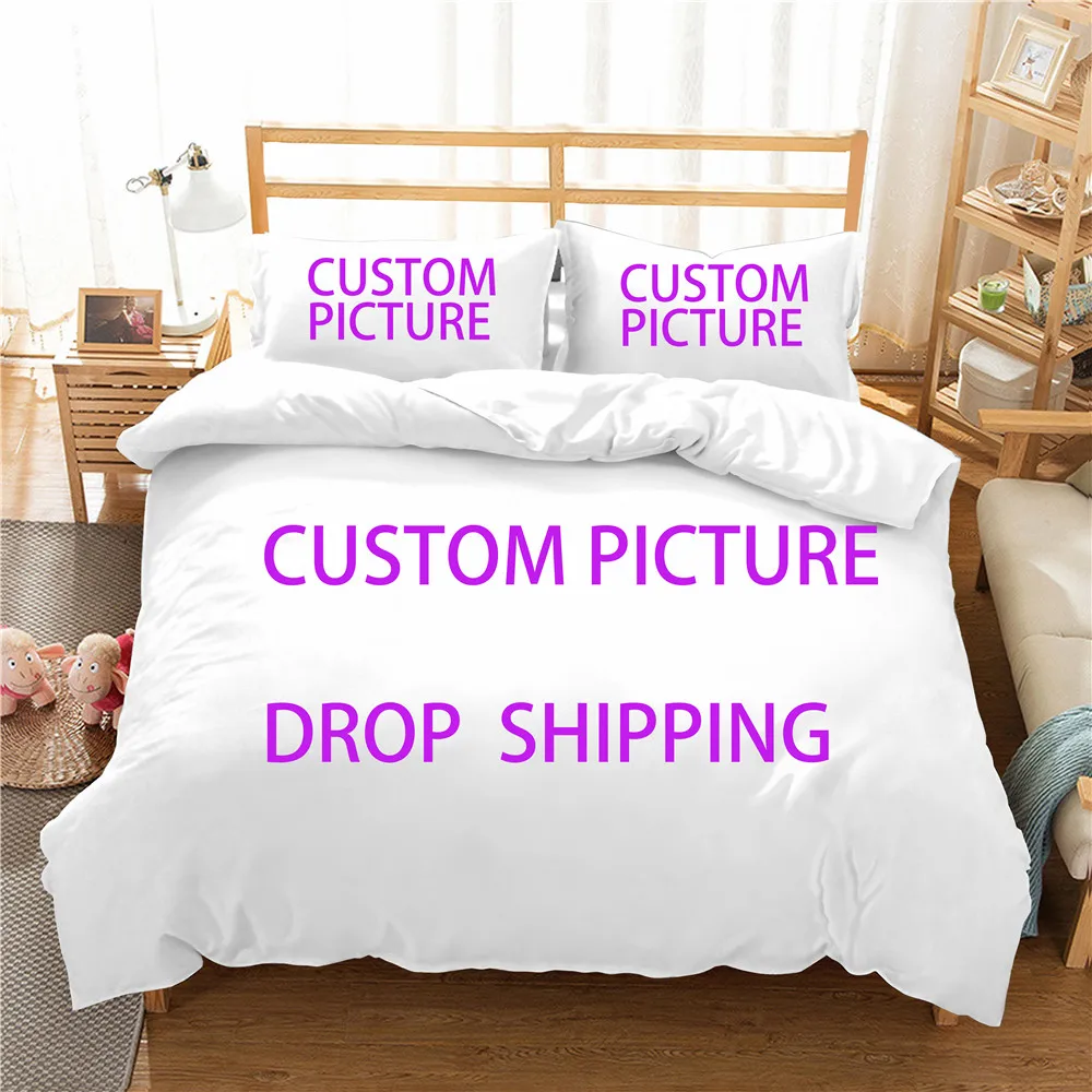 Custom Image Bedding Set Customized 3D Printed Duvet Cover Sets Twin Full Queen King Size Dropshipping
Custom Image Bedding Set Customized 3D Printed Duvet Cover Sets Twin Full Queen King Size Dropshipping