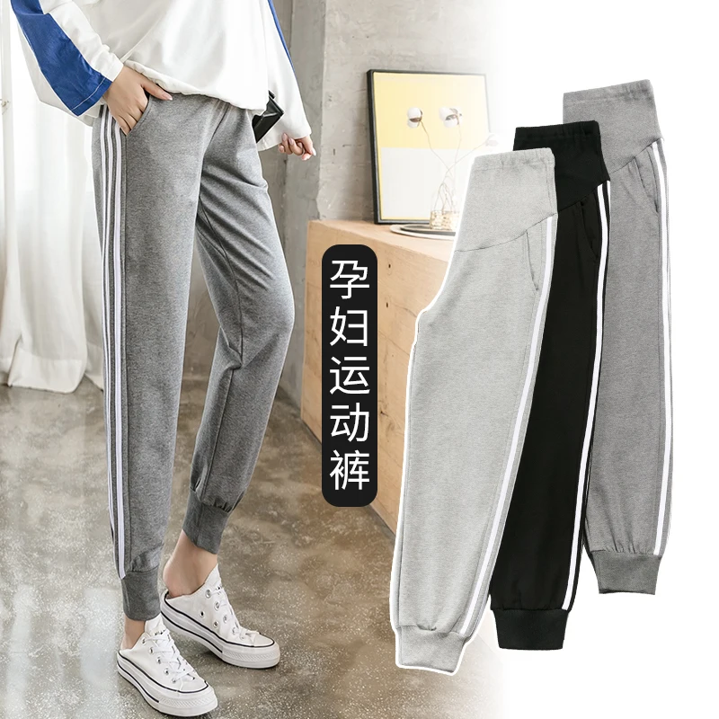8033# Autumn Sports Casual Maternity Pants Elastic Waist Belly Sweatpants Clothes for Pregnant Women Fall Pregnancy Trousers
8033# Autumn Sports Casual Maternity Pants Elastic Waist Belly Sweatpants Clothes for Pregnant Women Fall Pregnancy Trousers