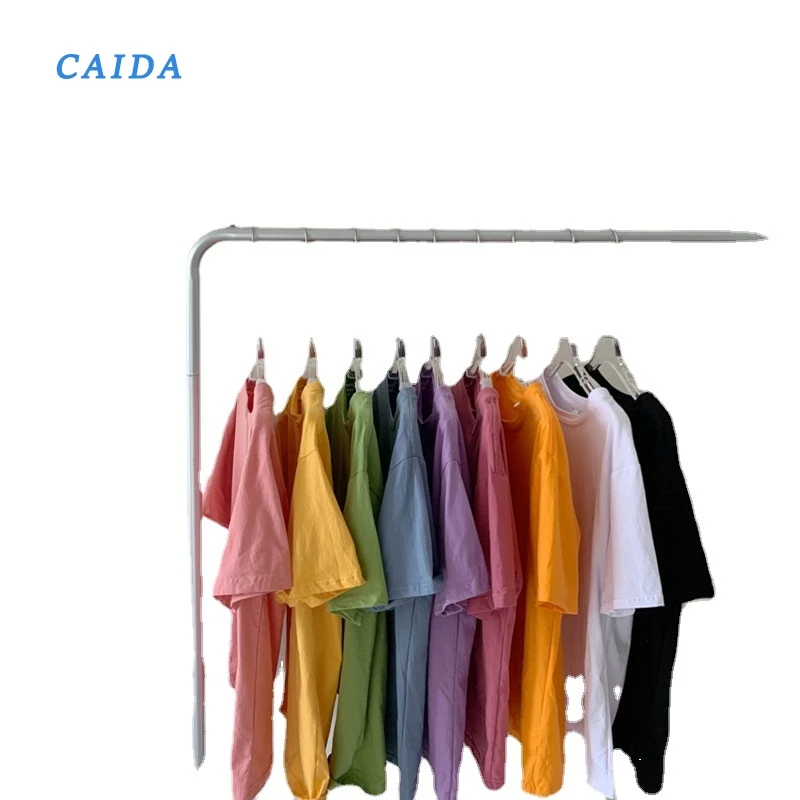 CAIDA summer short-sleeved cotton T-shirt women's summer solid inner bottoming shirt wild candy color plus size T-shirt women
CAIDA summer short-sleeved cotton T-shirt women's summer solid inner bottoming shirt wild candy color plus size T-shirt women