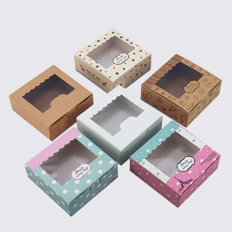Qi Square size paper candy packaging box with clear window 13.5*13.5*5cm Colorful cookies cakes wedding gift box Baking boxes
Qi Square size paper candy packaging box with clear window 13.5*13.5*5cm Colorful cookies cakes wedding gift box Baking boxes