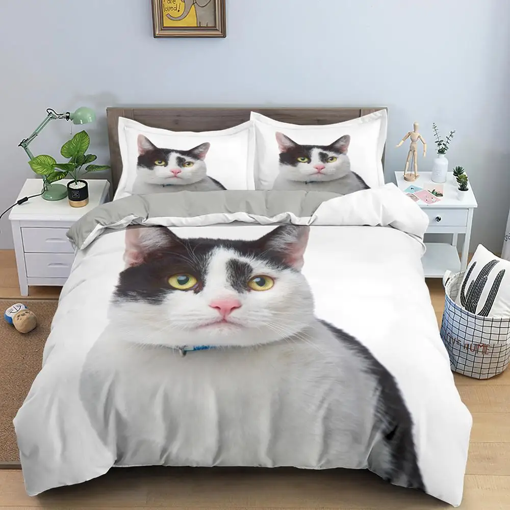 Cute Cat Puppy Dog Bedding Sets Animal Duvet Cover Bed Linen Bedclothes Twin/Queen/King Size Bed Room For Kids Bedding Gifts
Cute Cat Puppy Dog Bedding Sets Animal Duvet Cover Bed Linen Bedclothes Twin/Queen/King Size Bed Room For Kids Bedding Gifts