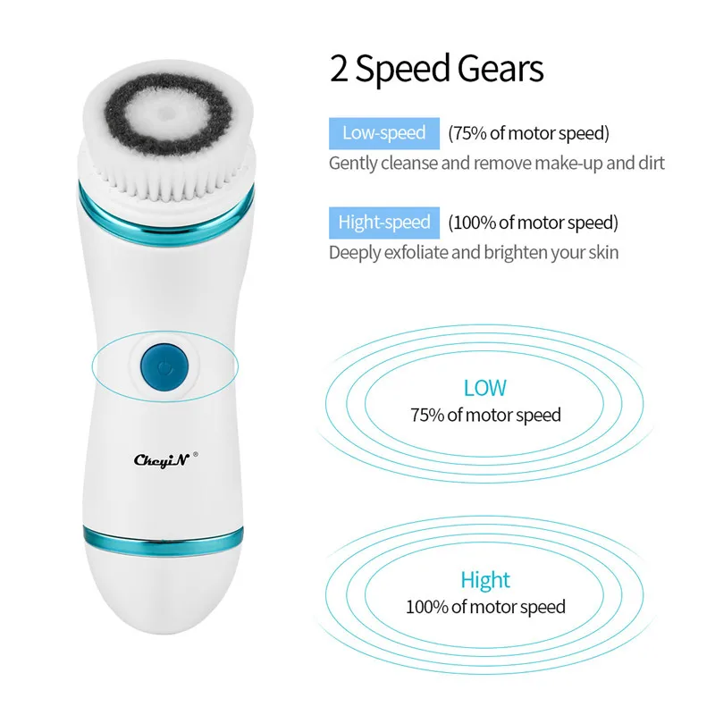 4 In 1 Electric Facial Cleansing Brush Massage Pore Face Cleaning Device Skin Exfoliator Roller Face Brush Washing Machine
4 In 1 Electric Facial Cleansing Brush Massage Pore Face Cleaning Device Skin Exfoliator Roller Face Brush Washing Machine