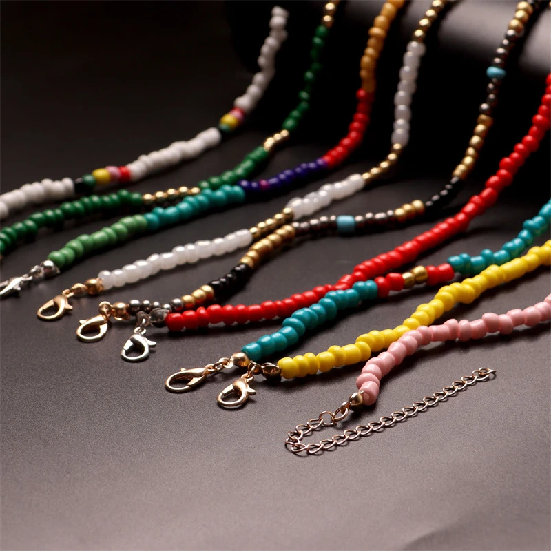 Boho Simple Choker Necklaces Colorful Beaded Statement Short Lovely Starfish Butterfly Charm Necklace for Women Fashion Jewelry 
Boho Simple Choker Necklaces Colorful Beaded Statement Short Lovely Starfish Butterfly Charm Necklace for Women Fashion Jewelry