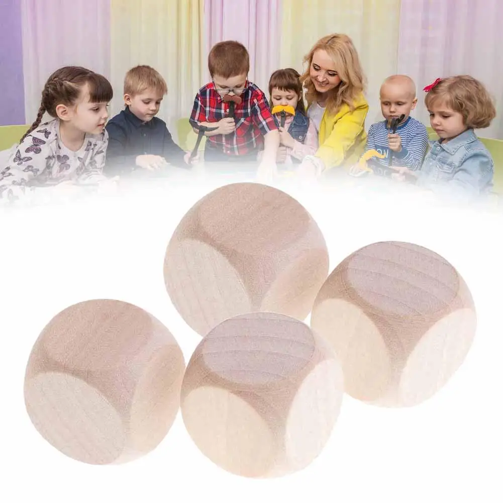 2PCS Game Dice Opaque Wooden Dice DIY Decorating Craft Projectsfor Playing Card Games Children Engraving Game
2PCS Game Dice Opaque Wooden Dice DIY Decorating Craft Projectsfor Playing Card Games Children Engraving Game