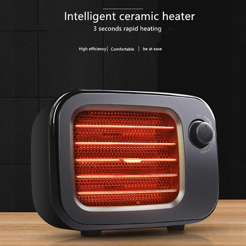 Electric Heater Mini Portable Personal Space Warmer for Indoor Heating Camping Any Place Thermostat
Electric Heater Mini Portable Personal Space Warmer for Indoor Heating Camping Any Place Thermostat