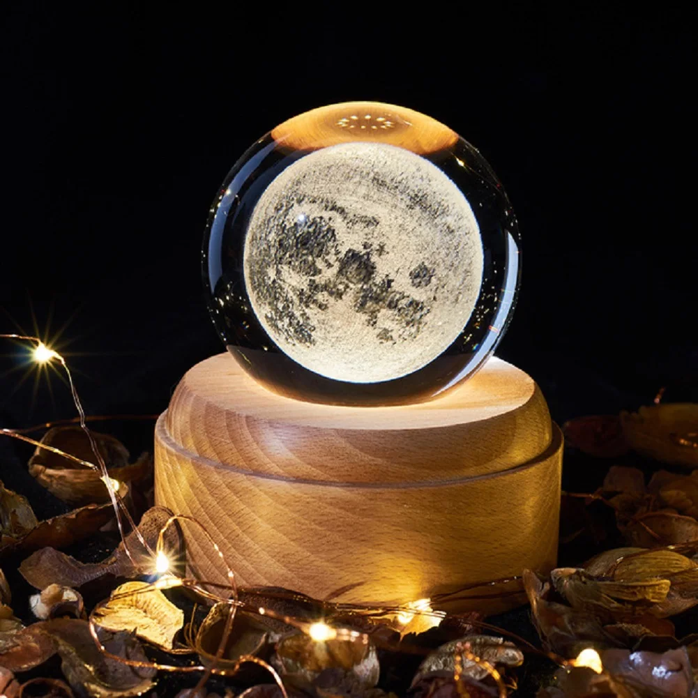 Night Light Music Box Crystal Ball Creative Moon Light Romantic Starry Night Light Rotating Music Box Music Projection Lamp Musi
Night Light Music Box Crystal Ball Creative Moon Light Romantic Starry Night Light Rotating Music Box Music Projection Lamp Musi