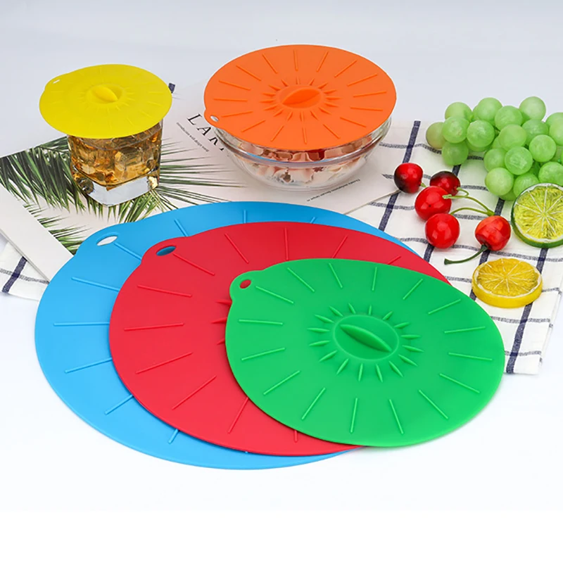 5 pcs/ set Reusable Vacuum Seal Suction Cover Pan Kitchen Accessories Silicone Stretch Lids Universal Food Wrap Bowl Pot Lids
5 pcs/ set Reusable Vacuum Seal Suction Cover Pan Kitchen Accessories Silicone Stretch Lids Universal Food Wrap Bowl Pot Lids