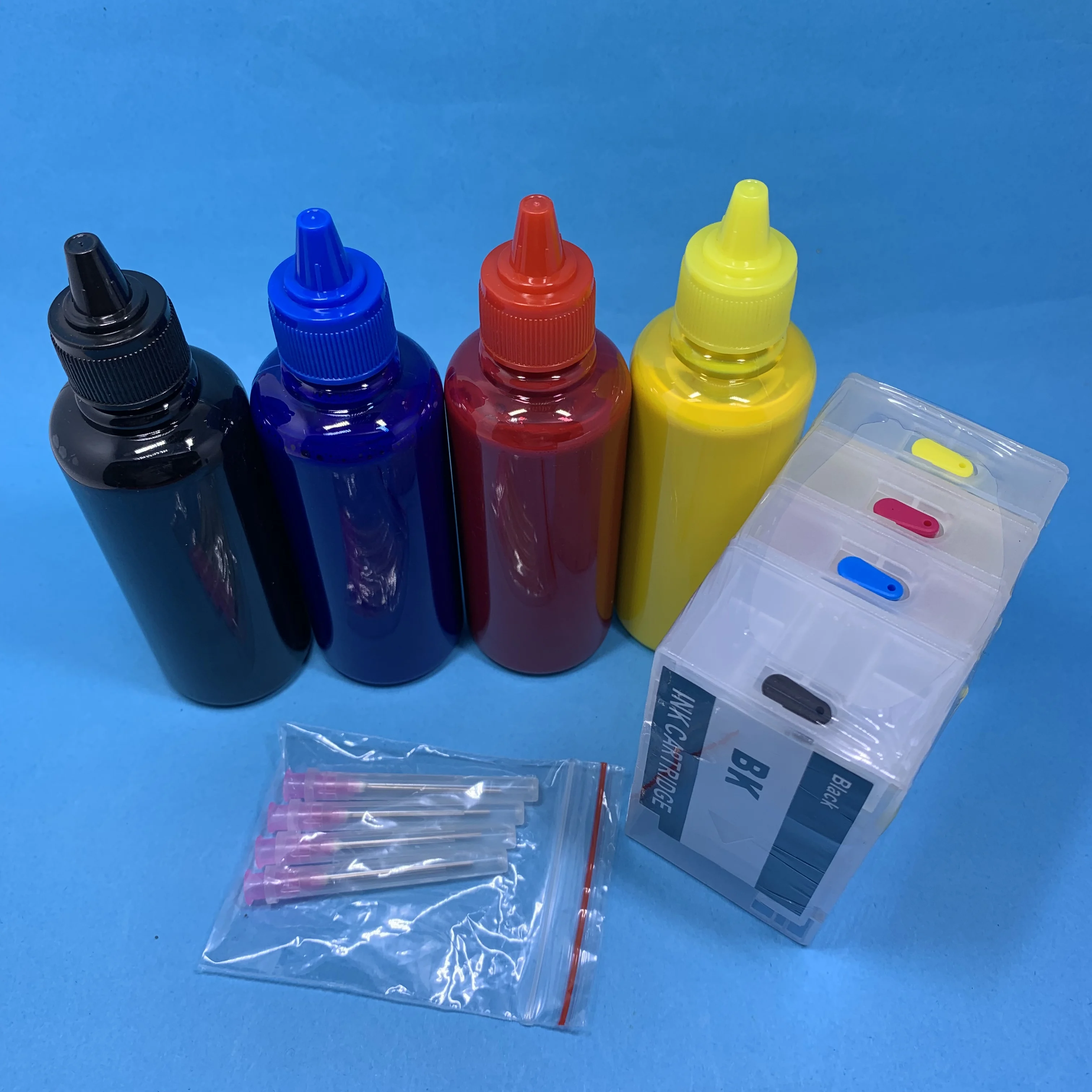 

YOTAT 4*100ml Pigment ink + refillable PGI1300 ink cartridge PGI-1300 for Canon MAXIFY MB2030 MB2330 MB2130 MB2730 printer