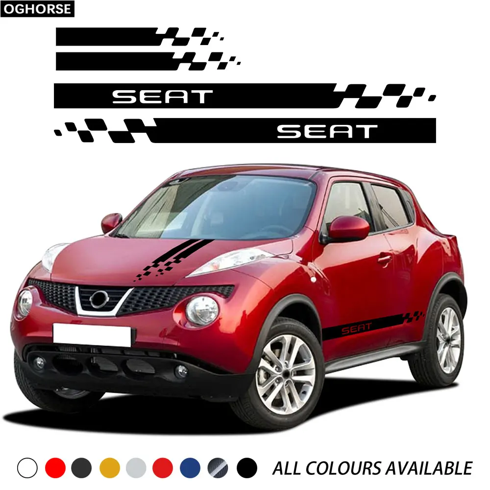 Car Styling Racing Sport Hood Decal Engine Cover Bonnet Body Kit Side Stripes Skirt Sticker Decal for Nissan Juke Accessories
Car Styling Racing Sport Hood Decal Engine Cover Bonnet Body Kit Side Stripes Skirt Sticker Decal for Nissan Juke Accessories