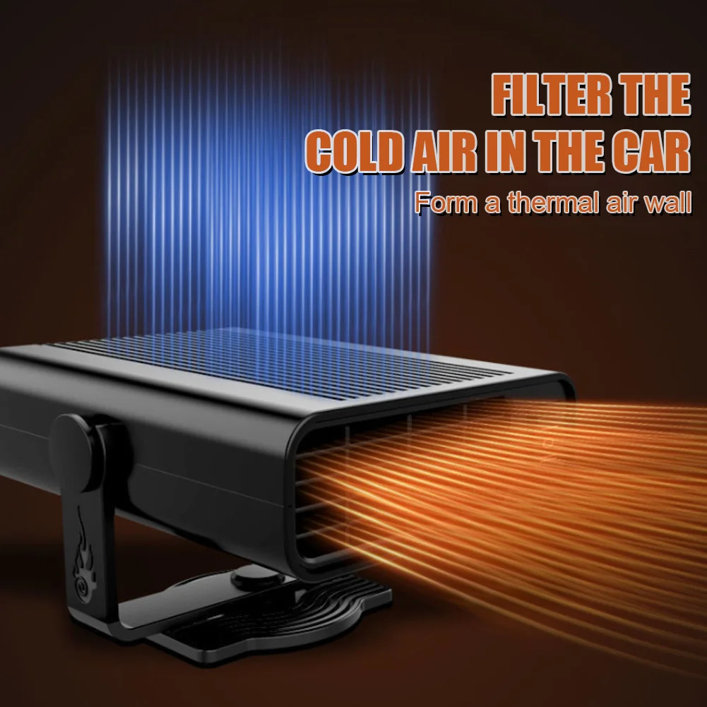 Car Heater 12V/24V 500W Portable 360 Degree Adjustable Electric Heating Fan 2 Modes Air Purifier Windshield Defogging Defroster
Car Heater 12V/24V 500W Portable 360 Degree Adjustable Electric Heating Fan 2 Modes Air Purifier Windshield Defogging Defroster