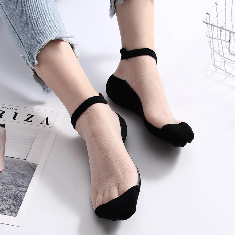 1 Pair Ankle Socks Cute Ultrathin Transparent Beautiful Crystal Lace Elastic Summer Women Girl Short Ankle Socks High Quality
1 Pair Ankle Socks Cute Ultrathin Transparent Beautiful Crystal Lace Elastic Summer Women Girl Short Ankle Socks High Quality