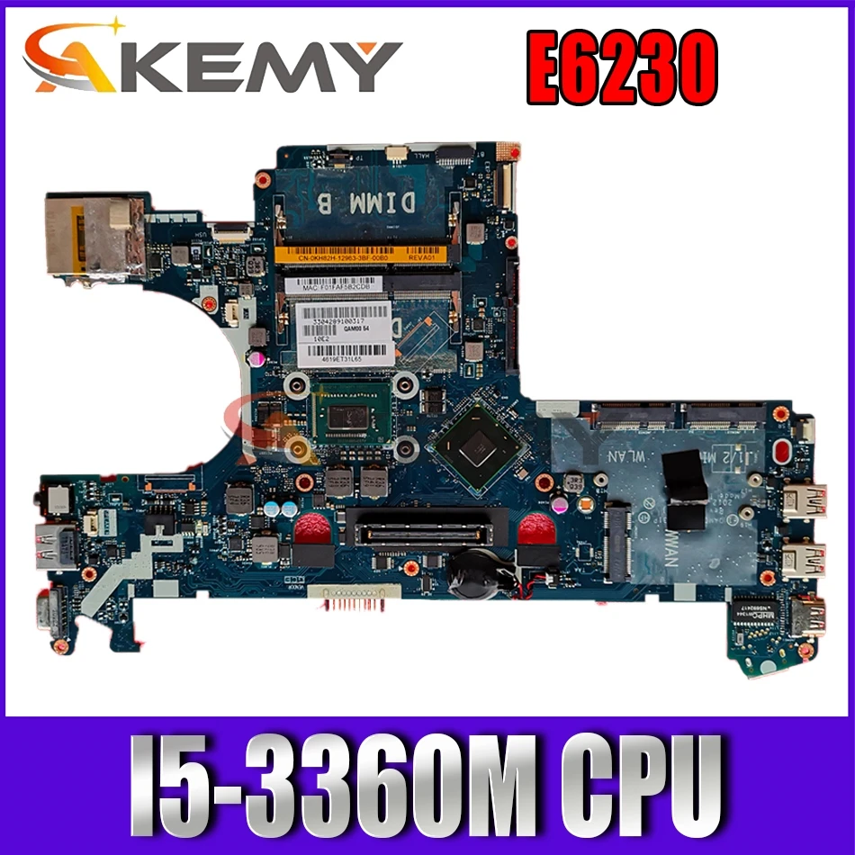 Материнская плата для ноутбука latitude E6230, модель 076C0R 76C0R QAM00, модель SR0MW, 100% рабочий
Материнская плата для ноутбука latitude E6230, модель 076C0R 76C0R QAM00, модель SR0MW, 100% рабочий
