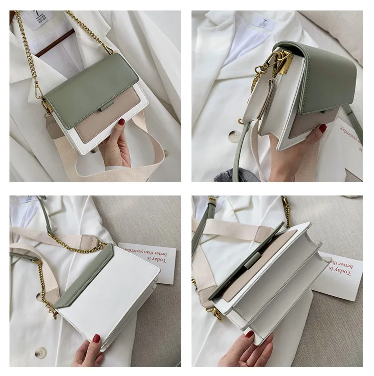 JONON Contrast color Leather Crossbody Bags For Women 2021 Travel Handbag Fashion Simple Shoulder Simple Bag Ladies Cross Body
JONON Contrast color Leather Crossbody Bags For Women 2021 Travel Handbag Fashion Simple Shoulder Simple Bag Ladies Cross Body