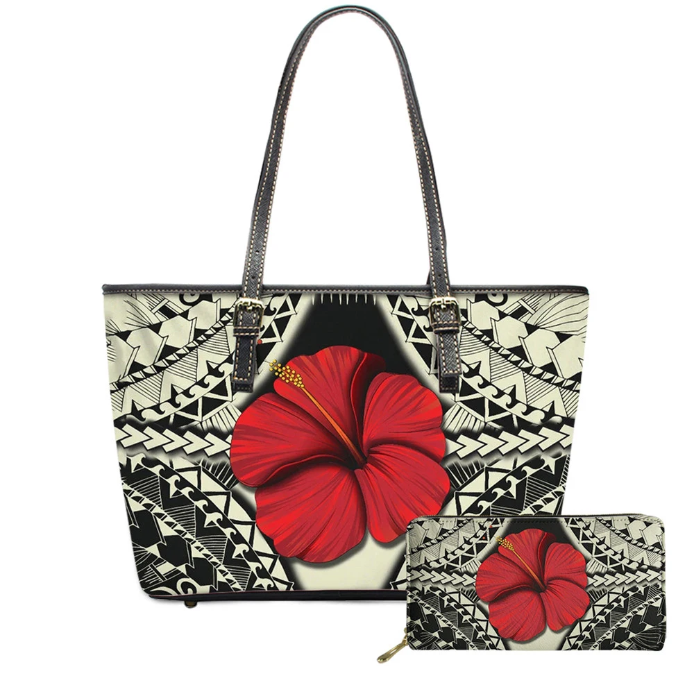 Customized Fashion 2pcs Set Women Luxury Handbag And Purse Poly Hawaiian Hibiscus Flower Printing Casual Lady Shoulder Bolsa
Customized Fashion 2pcs Set Women Luxury Handbag And Purse Poly Hawaiian Hibiscus Flower Printing Casual Lady Shoulder Bolsa
