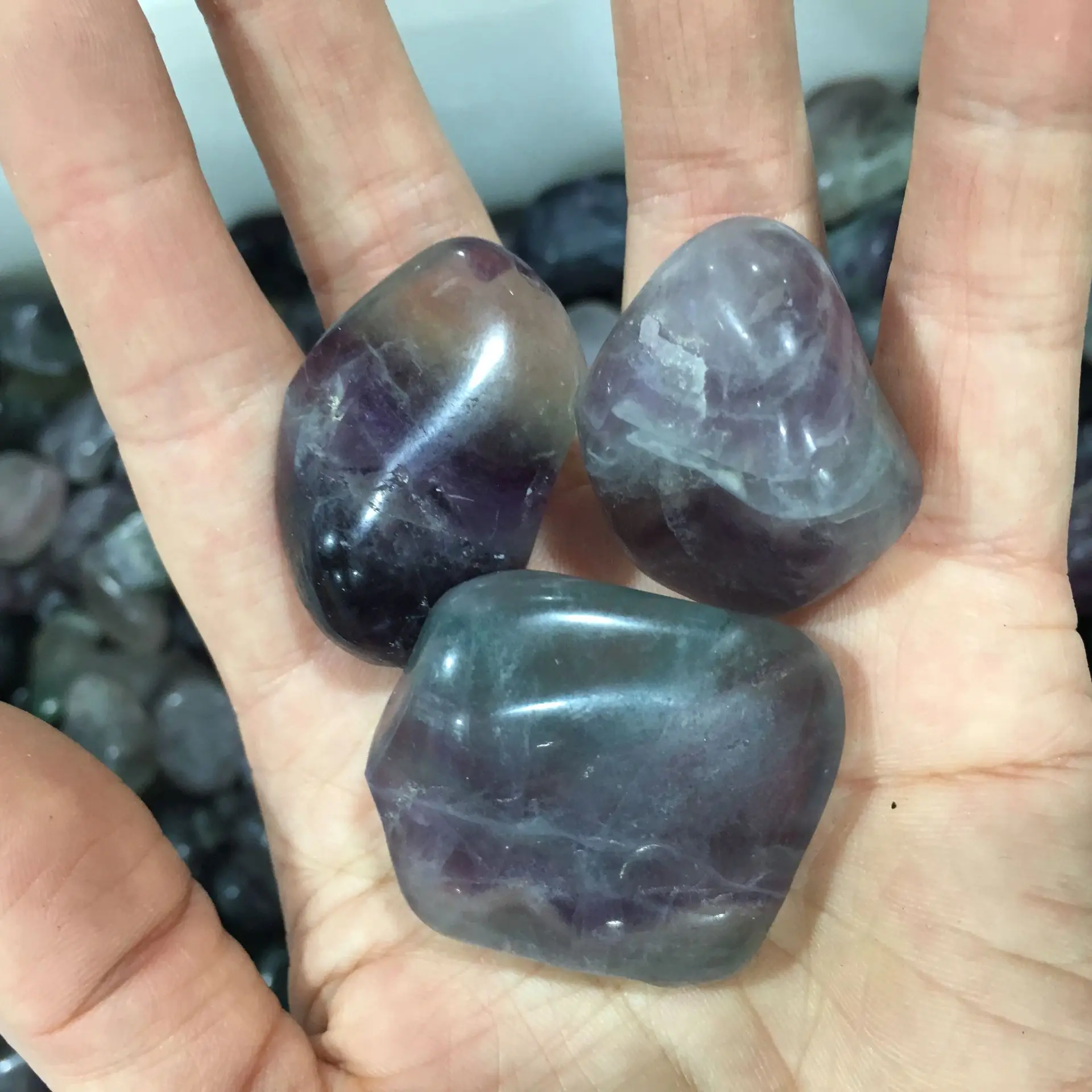3pcs Natural Fluorite Quartz Crystal Stones Rough Polished Gravel Specimen Healing Stone Collection Home Decor
3pcs Natural Fluorite Quartz Crystal Stones Rough Polished Gravel Specimen Healing Stone Collection Home Decor