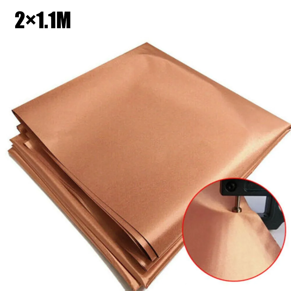 1Pc 200*110cm Antimagnetic Cloth Copper Shielding Fabric-Blocking RFID Radiation Singal Wifi RF/EMI/EMF/LF
1Pc 200*110cm Antimagnetic Cloth Copper Shielding Fabric-Blocking RFID Radiation Singal Wifi RF/EMI/EMF/LF