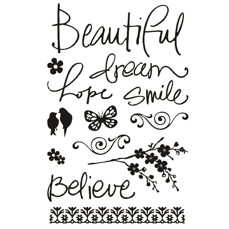 Vintage Card Quote Stamps Clear Rubber Silicone Decor Stamps for Scrapbooking,Card making
Vintage Card Quote Stamps Clear Rubber Silicone Decor Stamps for Scrapbooking,Card making