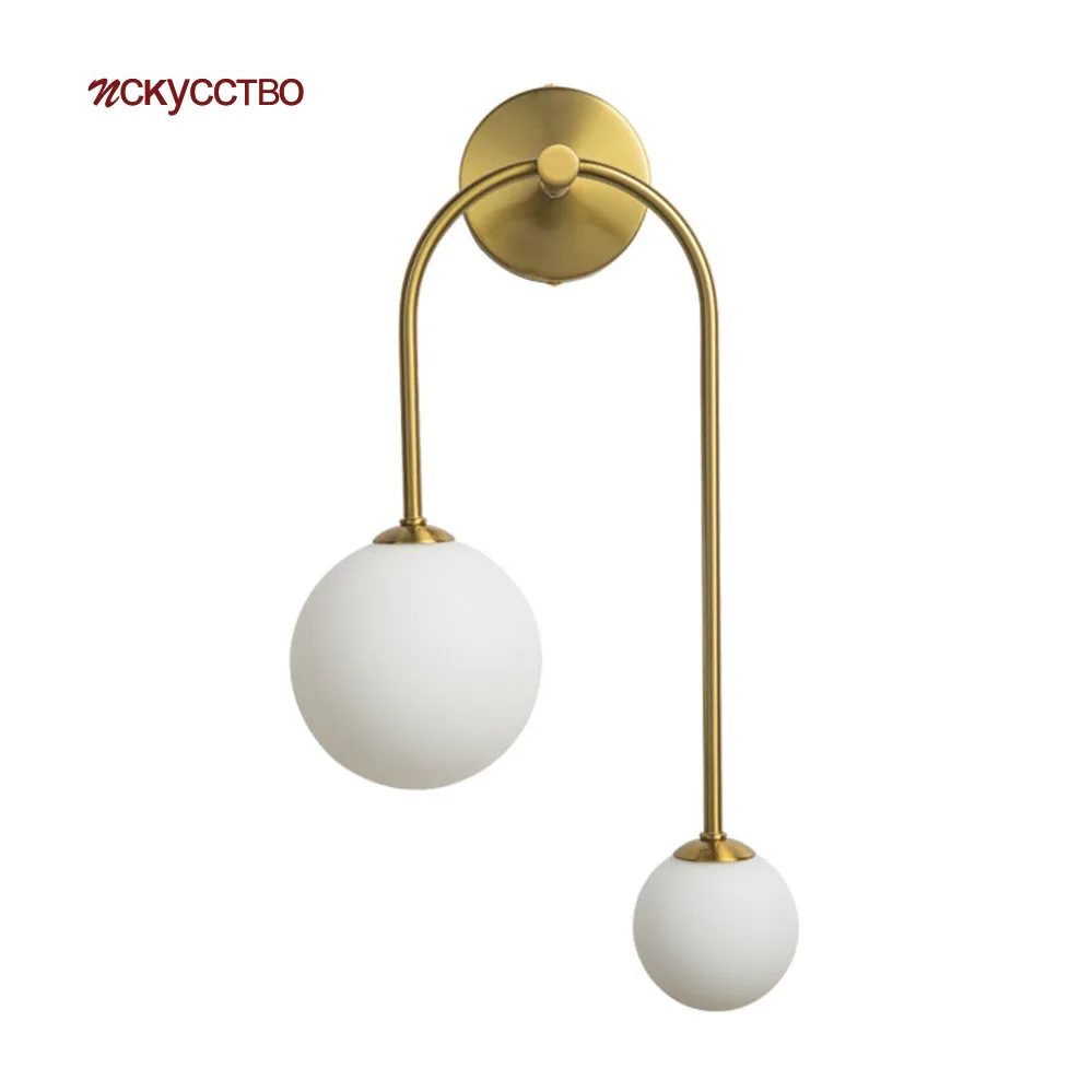 American Double Head Glass Magic Bean Led Wall Lamp Creative Bedroom Nightstand Light Living Room Cafe Decorative Gold Luminaire
American Double Head Glass Magic Bean Led Wall Lamp Creative Bedroom Nightstand Light Living Room Cafe Decorative Gold Luminaire