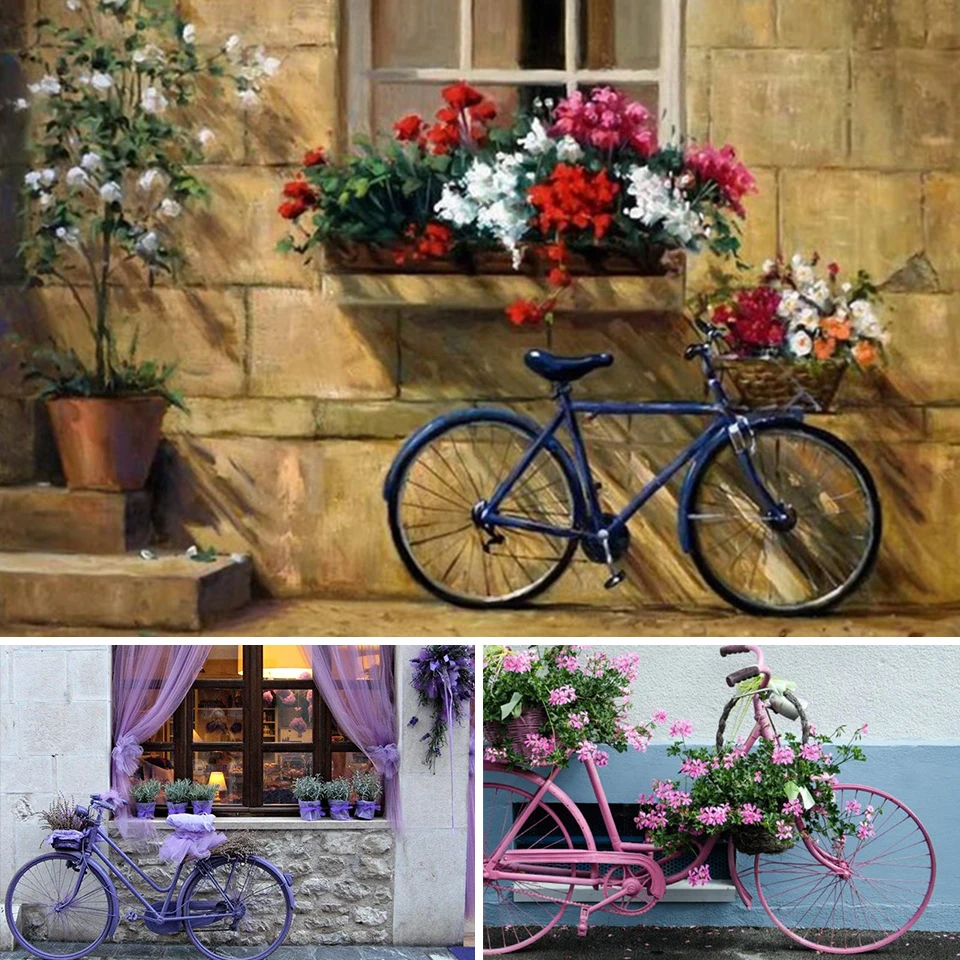 Алмазная 5D картина «сделай сам», Набор для вышивки крестиком с изображением пейзажа, цветов, велосипеда, мозаика для вышивки крестиком, деко... 
Алмазная 5D картина «сделай сам», Набор для вышивки крестиком с изображением пейзажа, цветов, велосипеда, мозаика для вышивки крестиком, деко...