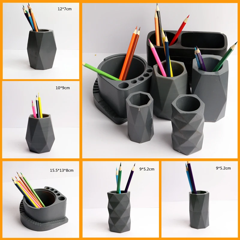 Silicone Pot mold Concrete flower pot moulds custom design cement pot molds silicone mold for cement pen holder
Silicone Pot mold Concrete flower pot moulds custom design cement pot molds silicone mold for cement pen holder