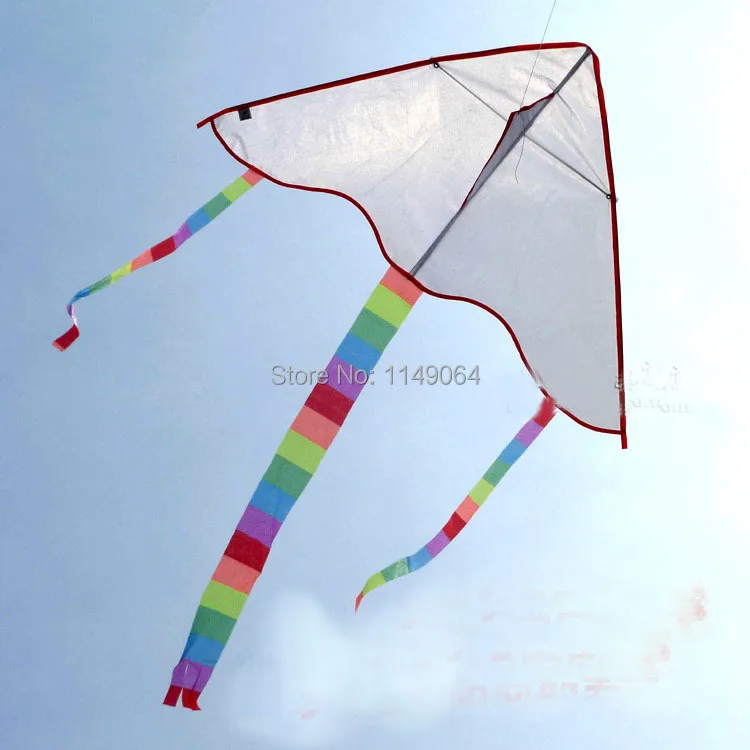 Бесплатная доставка diy kite blank kite20шт/лот с ручкой леска для воздушного змея Рипстоп