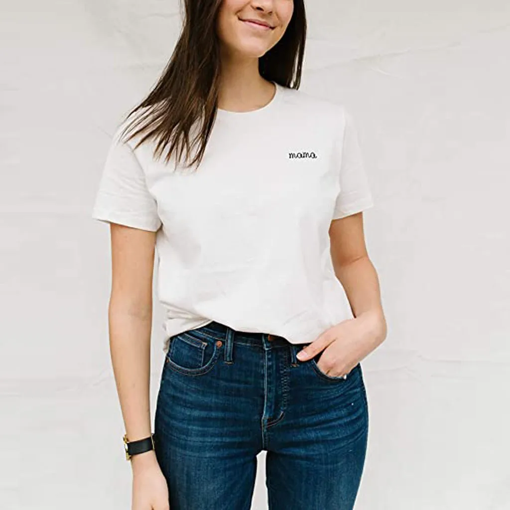 Фото Женская футболка с коротким рукавом для отдыха модная - купить