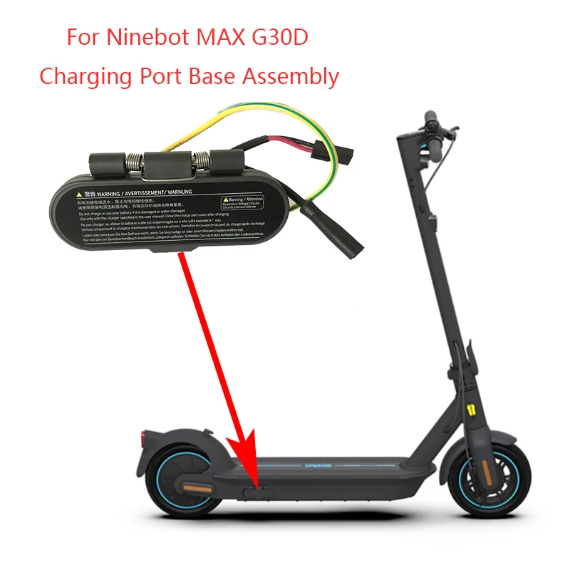 Charging Port Base Assembly For Ninebot MAX G30D KickScooter Electric Scooter Charging Base Charger Repair Port Parts
Charging Port Base Assembly For Ninebot MAX G30D KickScooter Electric Scooter Charging Base Charger Repair Port Parts