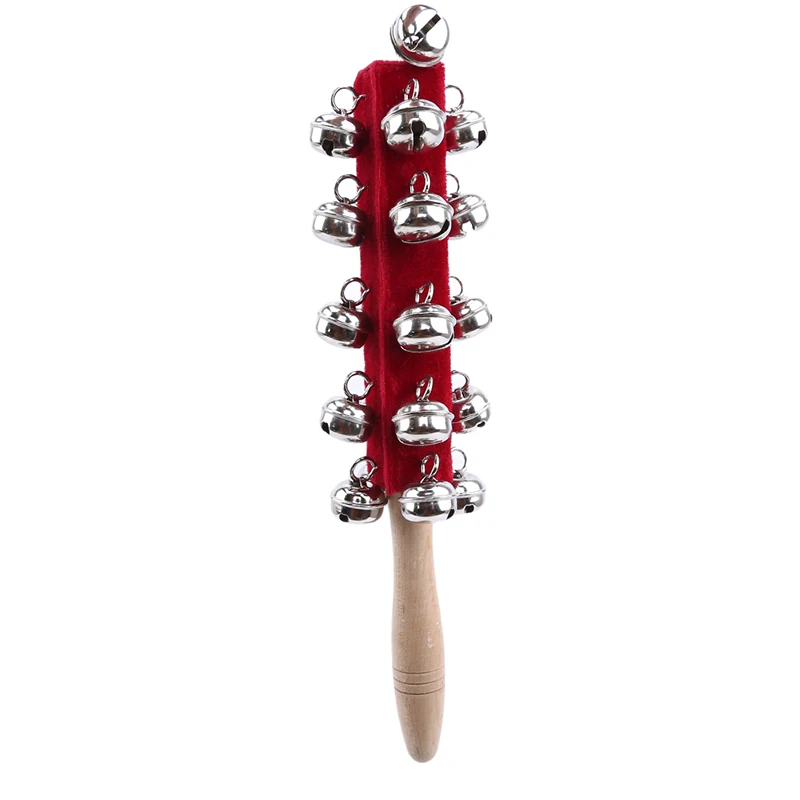 Wooden Handheld Jingle Bells Bar Sleigh Stick Kids Toy Percussion Instrument Toy Party Children Kid Early Education Dance Toy
Wooden Handheld Jingle Bells Bar Sleigh Stick Kids Toy Percussion Instrument Toy Party Children Kid Early Education Dance Toy