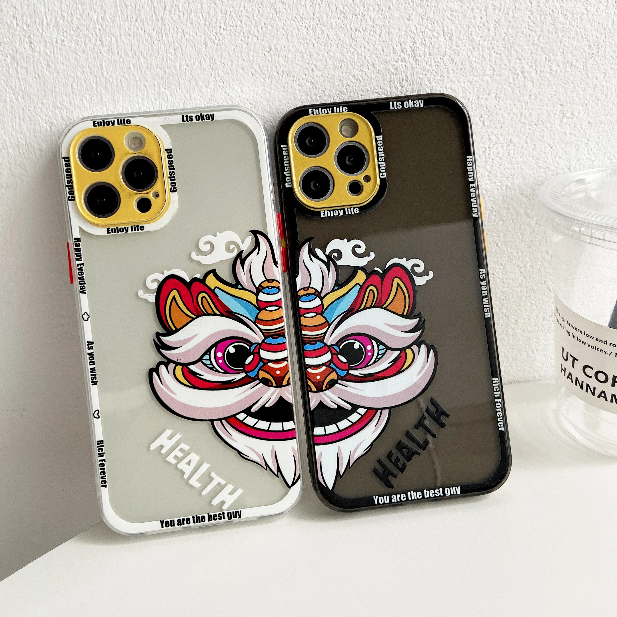 Чехол с рисунком китайского льва Для iphone 13 pro max, прозрачный мягкий силиконовый чехол для телефона iphone12 11Pro Max XR X XS 7 8Plus
Чехол с рисунком китайского льва Для iphone 13 pro max, прозрачный мягкий силиконовый чехол для телефона iphone12 11Pro Max XR X XS 7 8Plus