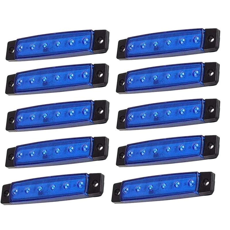 10PCS Marine Boat Lights 12V Waterproof Boat 6 LED Lights Kayak Lights for Boat Deck & Cockpit Decoration Light Blue
10PCS Marine Boat Lights 12V Waterproof Boat 6 LED Lights Kayak Lights for Boat Deck & Cockpit Decoration Light Blue