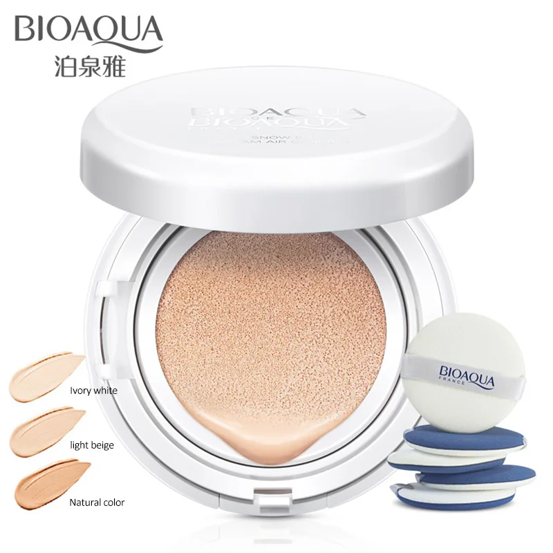 

BIOAOUA Sunscreen Air Cushion BB CC Cream Concealer Moisturizing Foundation Whitening Makeup Bare For Face Beauty Makeup care