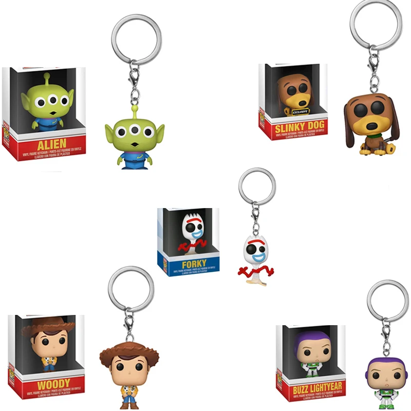 FUNKO Disney История Игрушек 4 Карманный Брелок Вуди Базз Лайтер инопланетянин