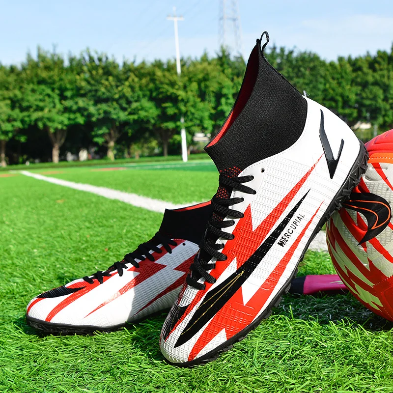 Futsal football shoes broken nails long nails high top football shoes youth professional lawn training shoes parent-child sports
Futsal football shoes broken nails long nails high top football shoes youth professional lawn training shoes parent-child sports