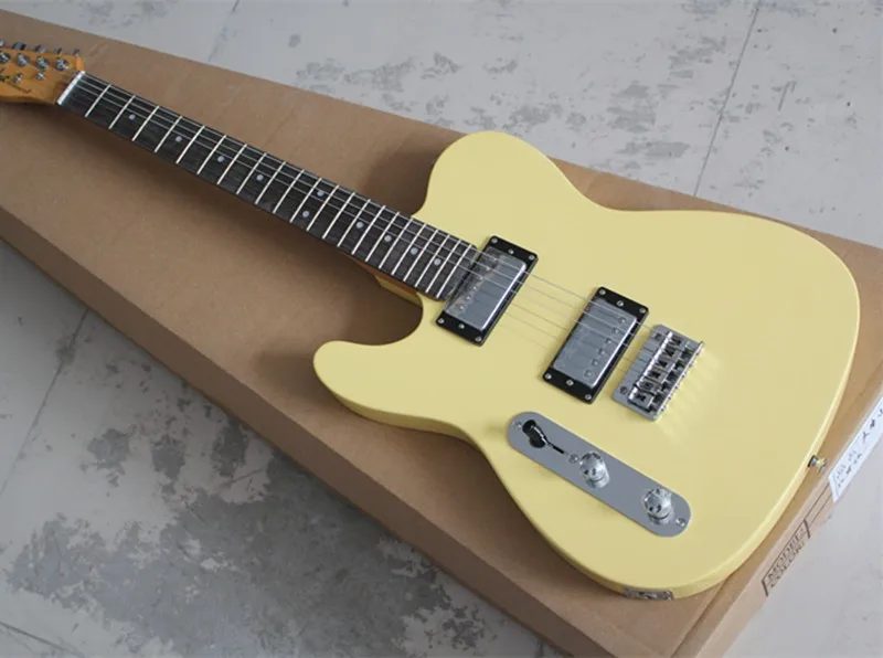 Classic eiro electric six string left hand yellow guitar, maple fingerboard can be customized
Classic eiro electric six string left hand yellow guitar, maple fingerboard can be customized