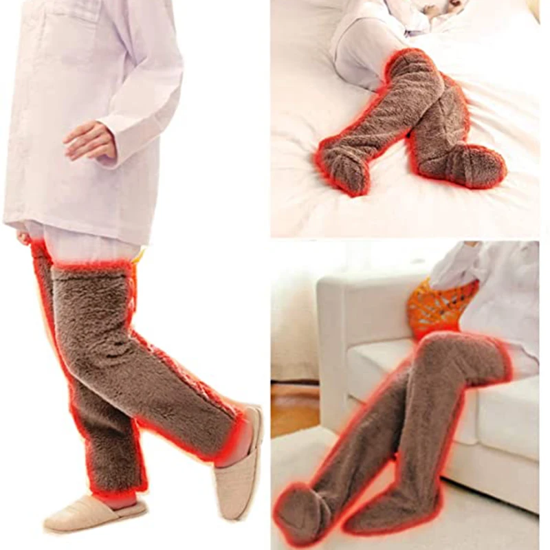 Over Knee High Fuzzy Long Socks Plush Slipper Stockings Leg Warmers Winter Home Sleeping Socks XR-Hot 
Over Knee High Fuzzy Long Socks Plush Slipper Stockings Leg Warmers Winter Home Sleeping Socks XR-Hot