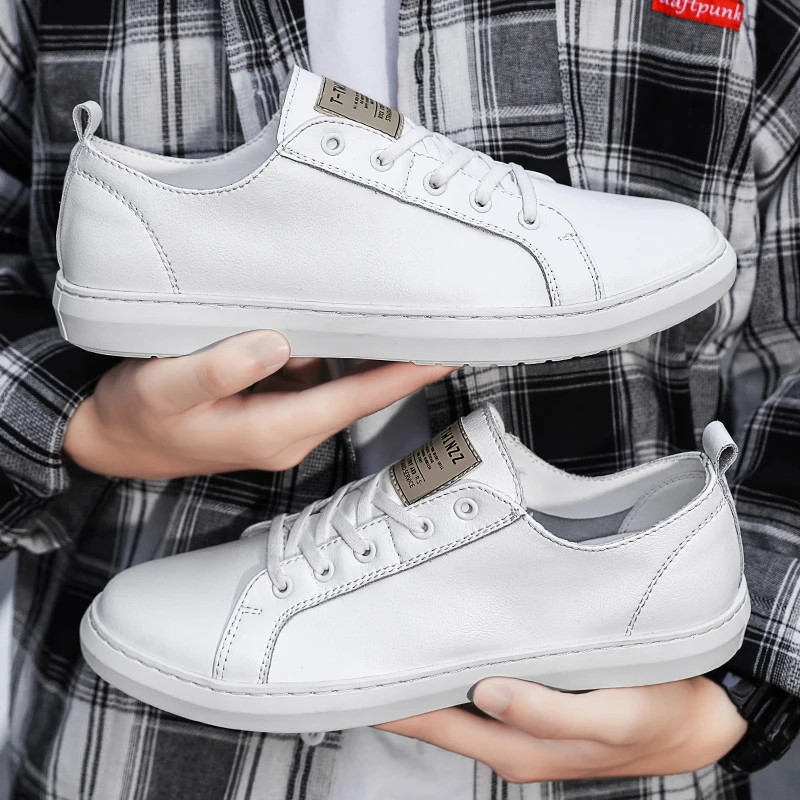 Casual Men Shoes Mens genuine leather shoes Black white Comfortable cow Leather Moccasins outdoor Driving Shoes For Men
Casual Men Shoes Mens genuine leather shoes Black white Comfortable cow Leather Moccasins outdoor Driving Shoes For Men