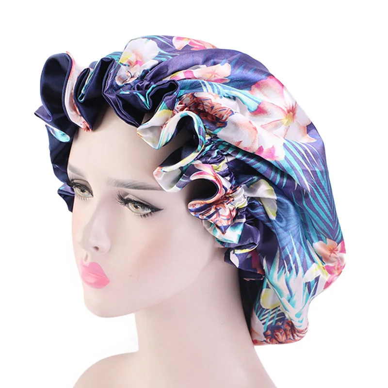 Extra Large Satin Lined Bonnets Hat Women Floral Print Fabric Bonnets Head Wraps Double Layer Night Sleep Hat Ladies Turban Hats
Extra Large Satin Lined Bonnets Hat Women Floral Print Fabric Bonnets Head Wraps Double Layer Night Sleep Hat Ladies Turban Hats