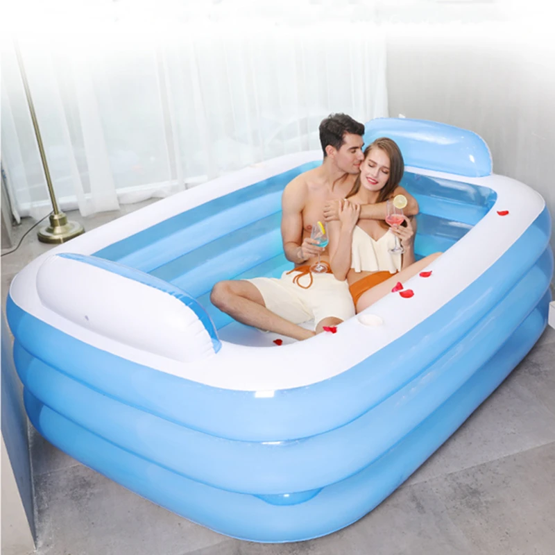 Swimming pool PVC piscina inflavel adulto Double bathtub thickened adult pool to increase insulation pools baby tub
Swimming pool PVC piscina inflavel adulto Double bathtub thickened adult pool to increase insulation pools baby tub