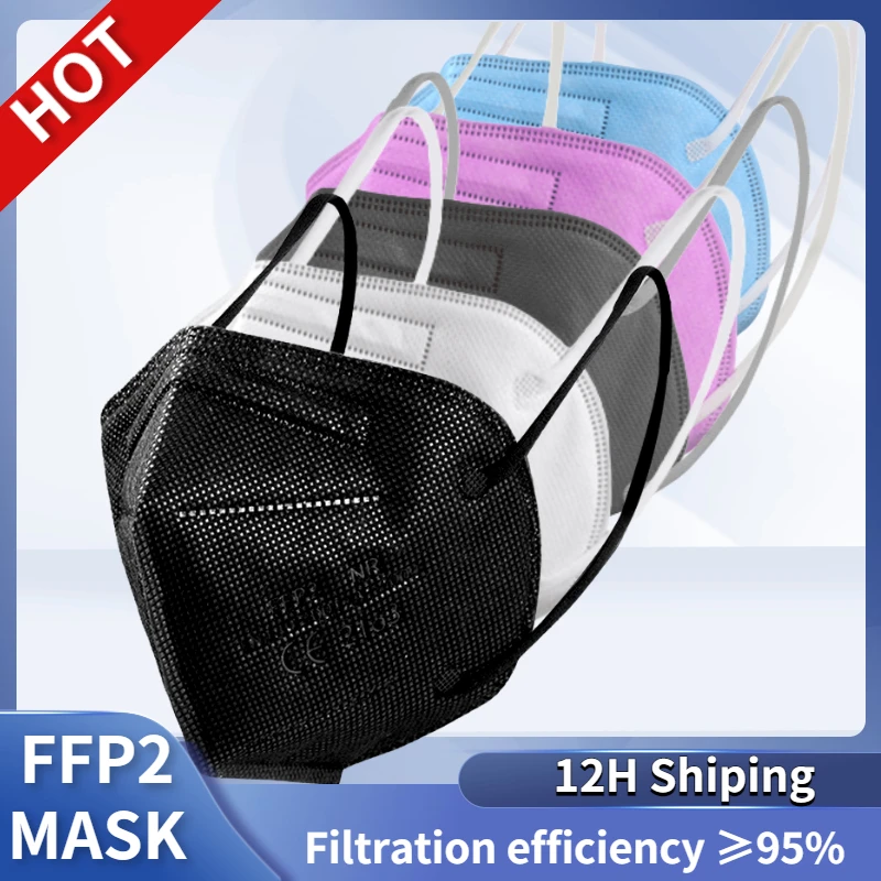 Mascarillas FFP2 маска KN95 маски для лица kn95 Серые 5 слоев ffp2mask mascarillas fpp2 Утвержденная