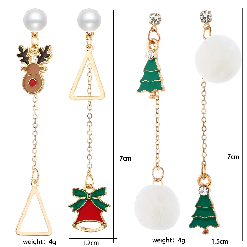 Christmas Earring For Women Girl Pearl Bells Elk Triangle Tree Crystal White Ball Gold Chain Long Earrings Jewelry Xmas Gift
Christmas Earring For Women Girl Pearl Bells Elk Triangle Tree Crystal White Ball Gold Chain Long Earrings Jewelry Xmas Gift
