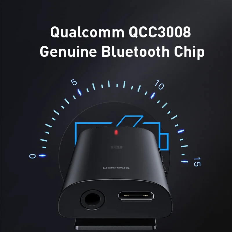 Baseus Aux bluetooth 5 0 приемник для наушников Наушники-вкладыши микрофон 3 мм разъем USB