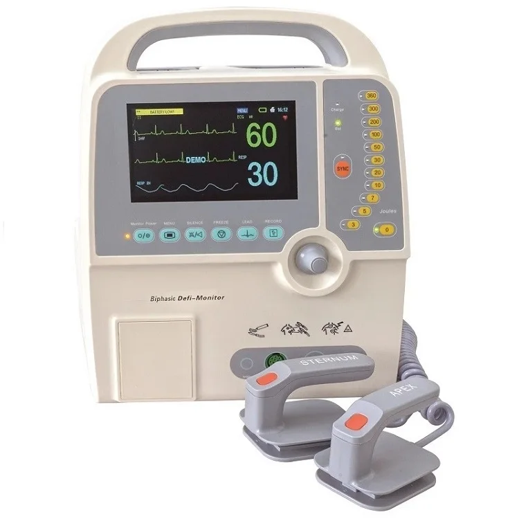 Emergency Equipment Portable Aed Automated External Defibrillator Biphasic Defibrillator Machine
Emergency Equipment Portable Aed Automated External Defibrillator Biphasic Defibrillator Machine