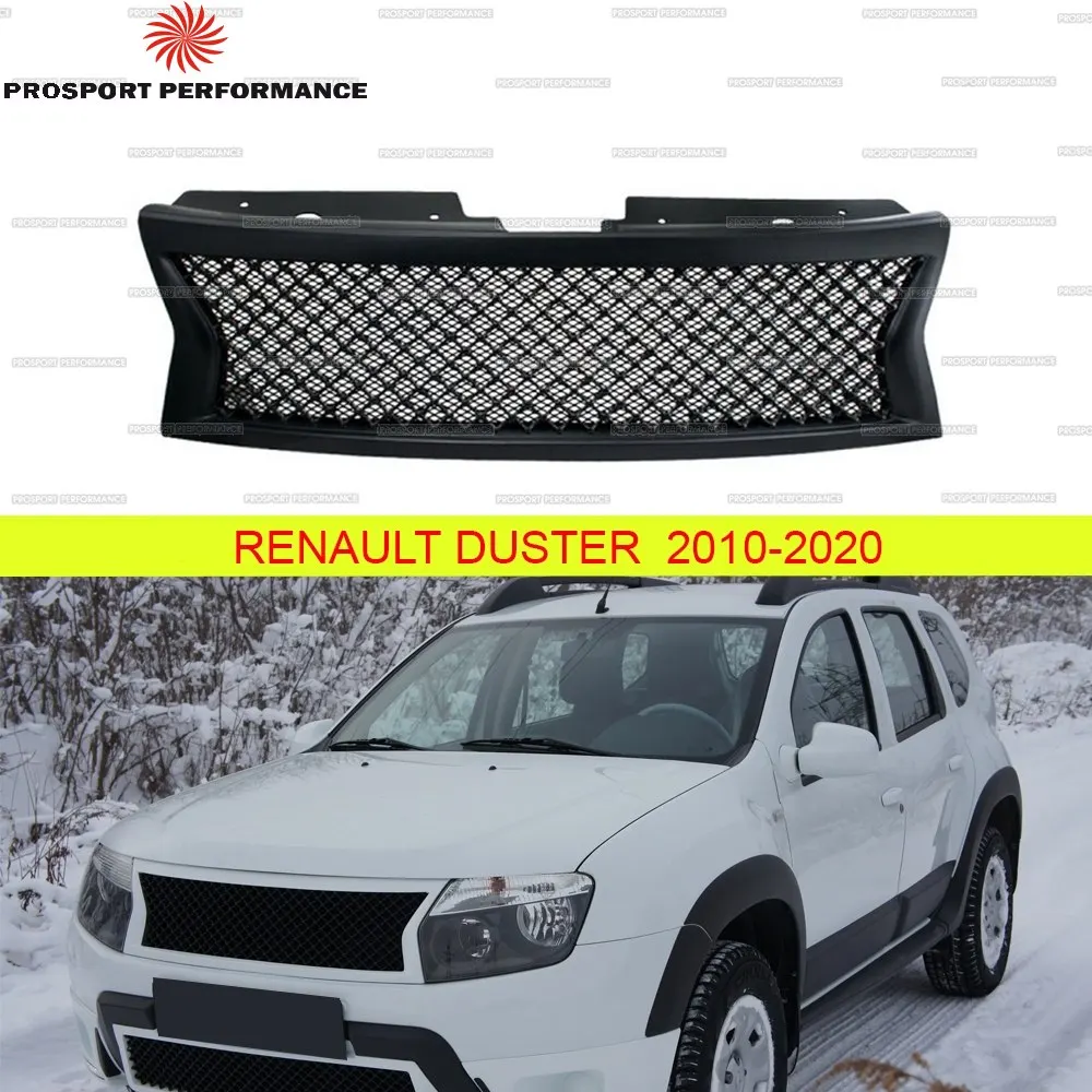 Решетка радиатора Bentley Style защита для Renault Duster 2010-2020 ABS пластик внешний молдинг