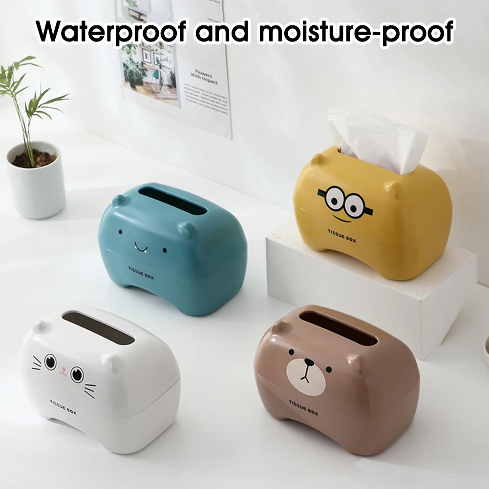 Cute Napkin Tissue Holder Cartoon Napkin Tissue Box Holder Rectangular Paper Dispenser Box for Home Office Storage
Cute Napkin Tissue Holder Cartoon Napkin Tissue Box Holder Rectangular Paper Dispenser Box for Home Office Storage